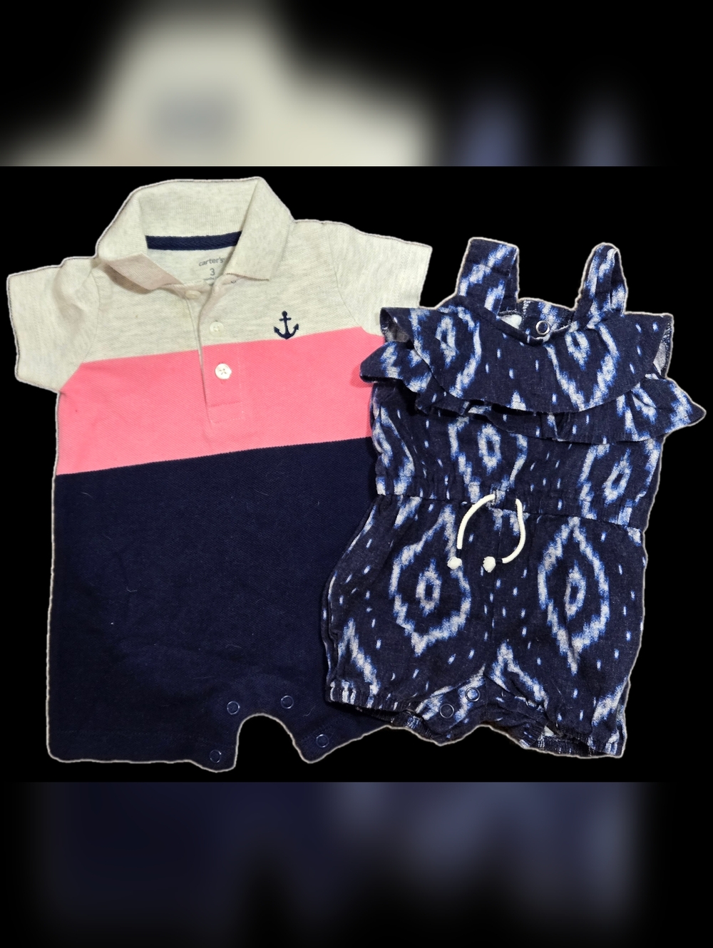 3 Month Girls Summer Romper Bundle